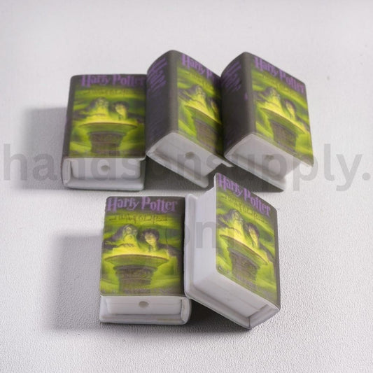 3D Mould Mini Cute Harry Potter Half-Blood Prince Miniature Book Designs Silicone Focal Beads