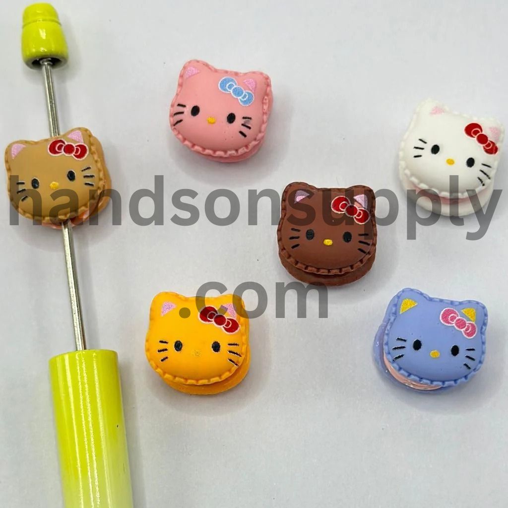 Mini Animal Friends Head Cute Cartoon Cookie Bisquit Resin Beads Random Mix 15.4*16.5mm
