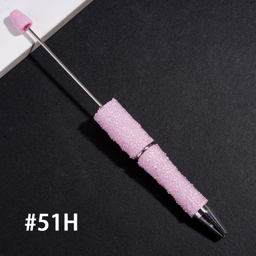 Sugar Beadable Pens with Cone Shaped Clear Rhinestones Covering the Entire Pen, Multi-Color