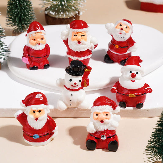 Cute Santa Claus & Snowman Diverse Style Christmas Theme Acrylic Beads for Pen Toppers & Jewelry Accessories