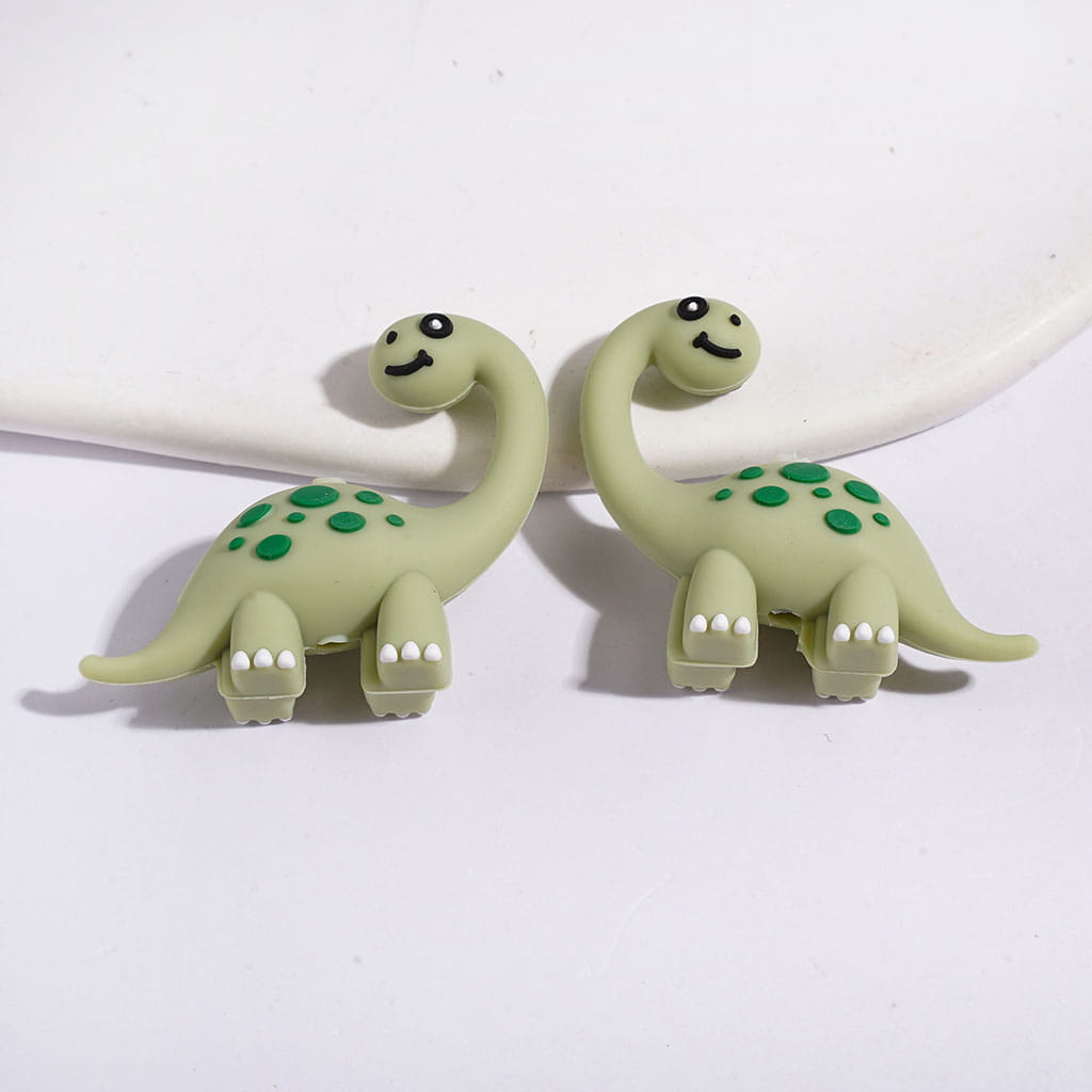 Silicone Focal Beads 3D Various Kinds Dinosaurs Series