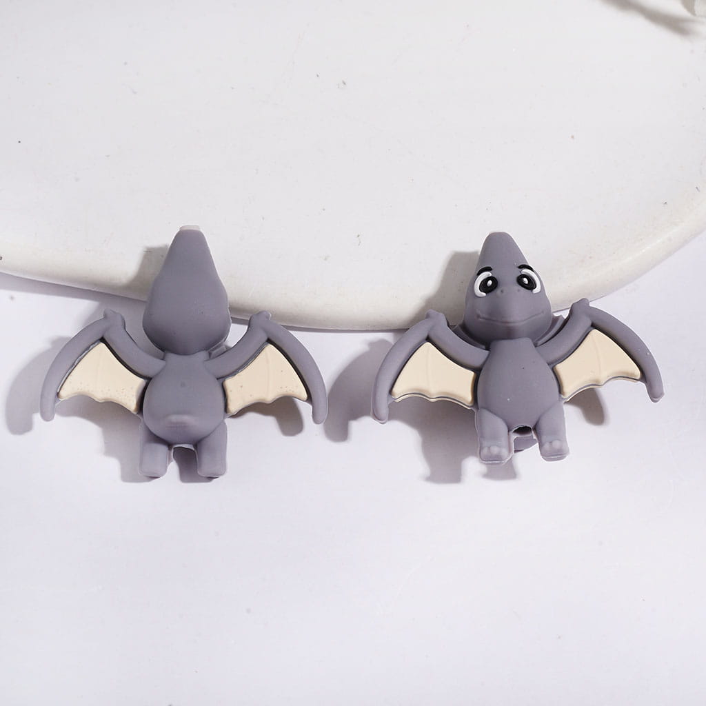 Silicone Focal Beads 3D Various Kinds Dinosaurs Series