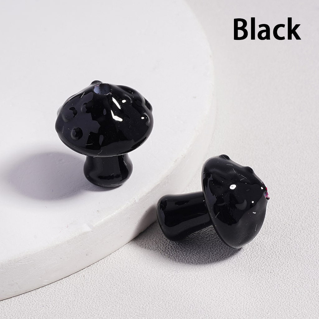 Glossy Multi Color Cute Mushroom in Solid Color, Acrylic Beads 18MM Height (with Stoving Varnish Process) (Single Color is available for 200pcs(Whole Bag) Only)