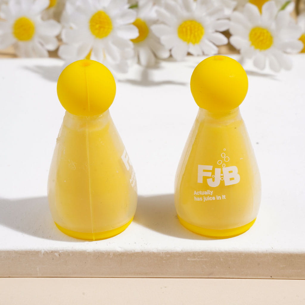 3D Bowling Pins Series Silicone Focal Beads, Multi-Color