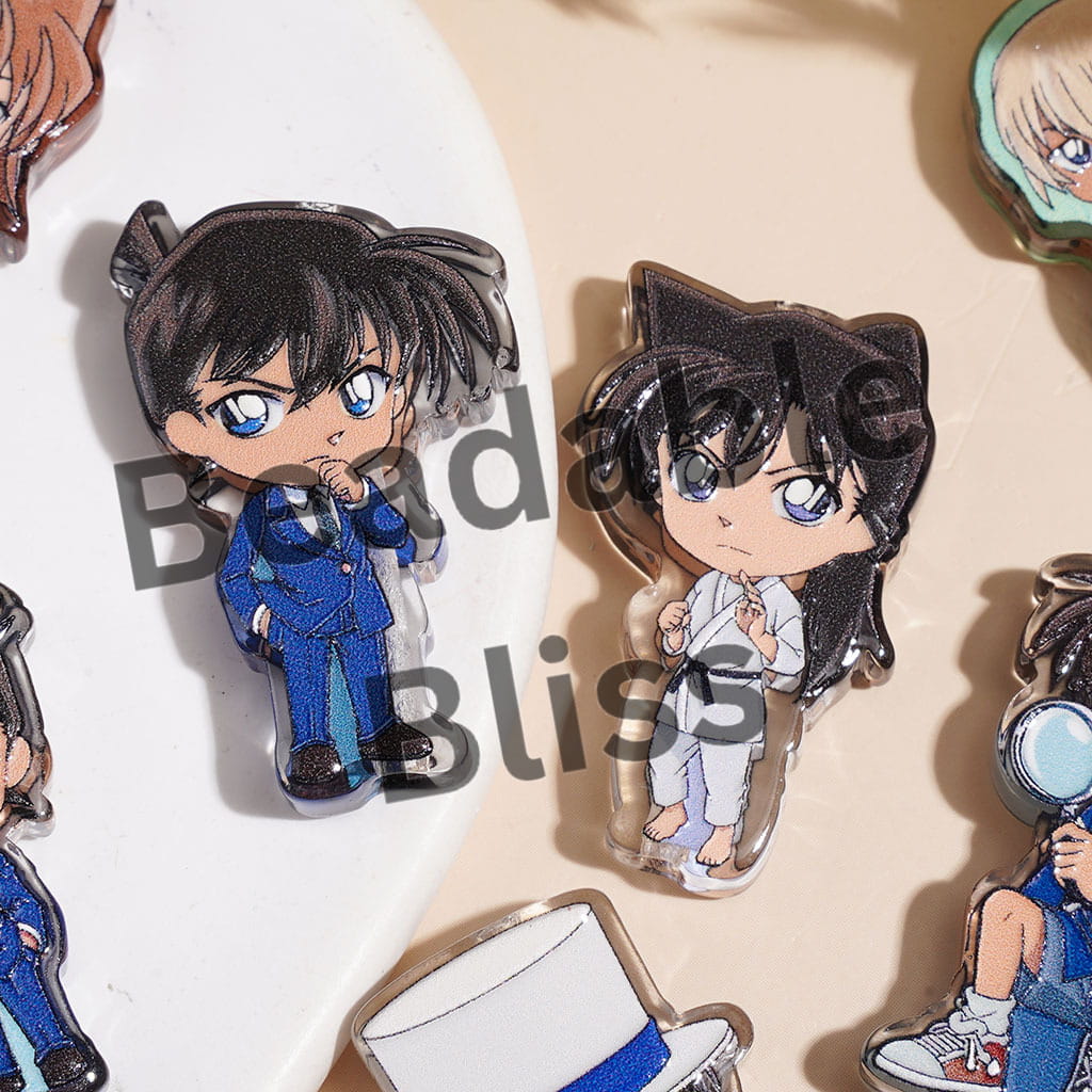 Acrylic Beads with Smart Detective Series Japan Anime, Random Mix