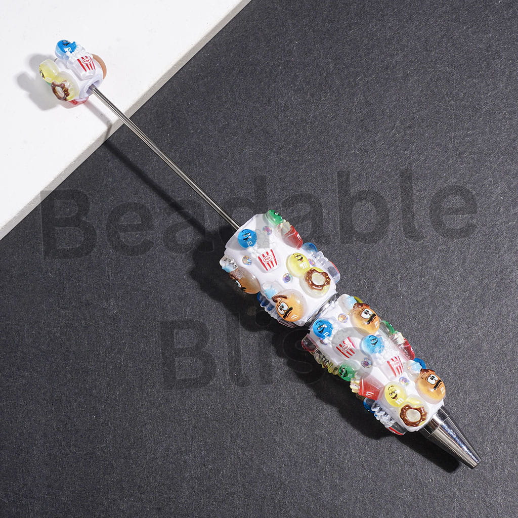 Candy French Fries Doughnuts Ice Cream Hamburgers Series Beadable Clay Pens