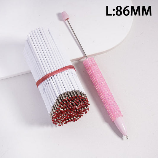 Beadable Pen Black Ink Refill 86MM Length (Please Read Description)