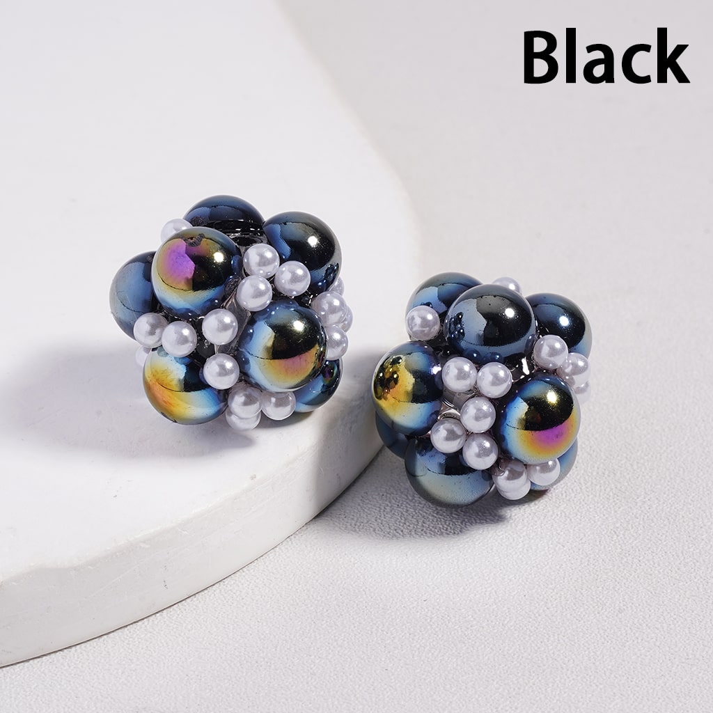UV Coating with White Pearls and Half Shell Pearls in Different Mix Color Acrylic Beads, 20MM