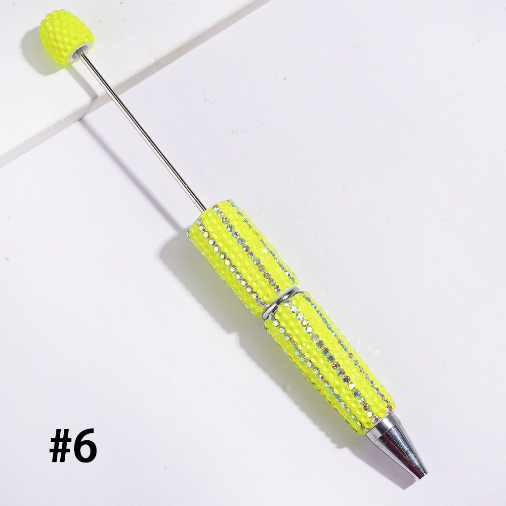 Dazzling Multi-Color Beadable Clay Pens with AB Rhinestones Covering the Entire Pen