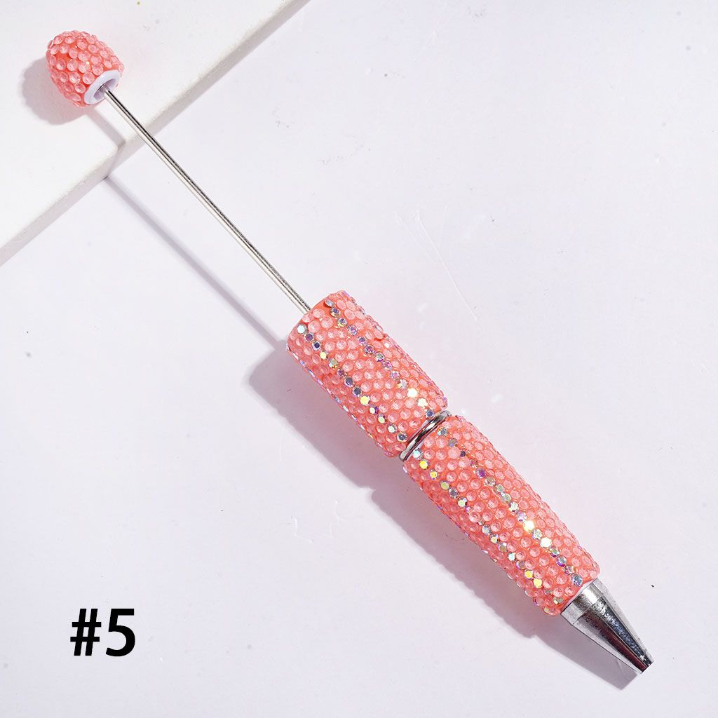 Dazzling Multi-Color Beadable Clay Pens with AB Rhinestones Covering the Entire Pen