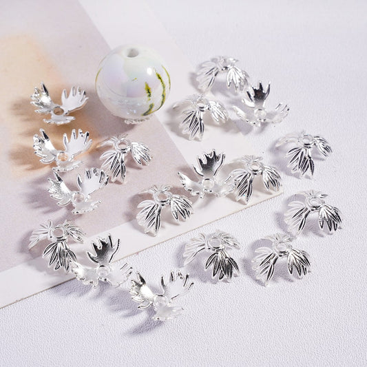 Three Wings, Silver Metal Bead Cages Alloy Bead Cap (They Don't Fit the Pens)