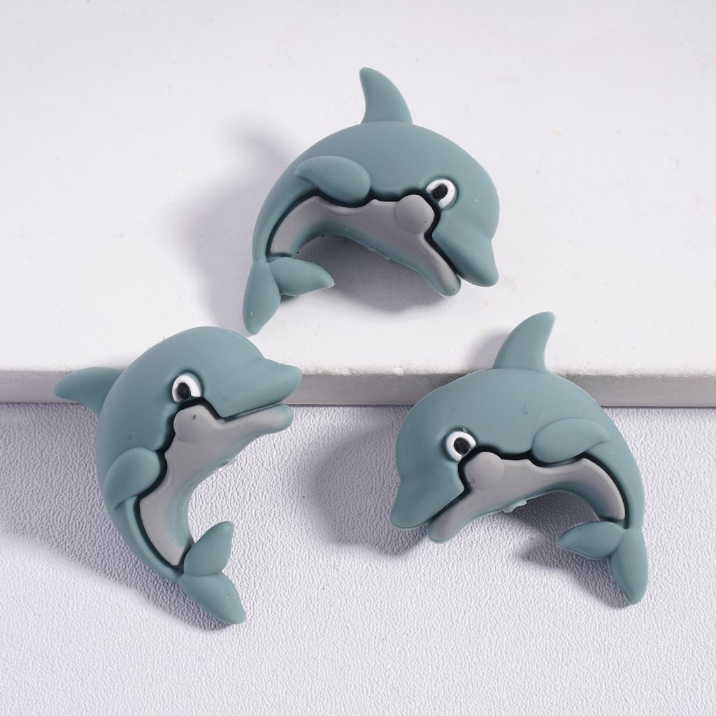3D Cute Marine Sea Ocean Organism Animal Series Silicone Focal Beads