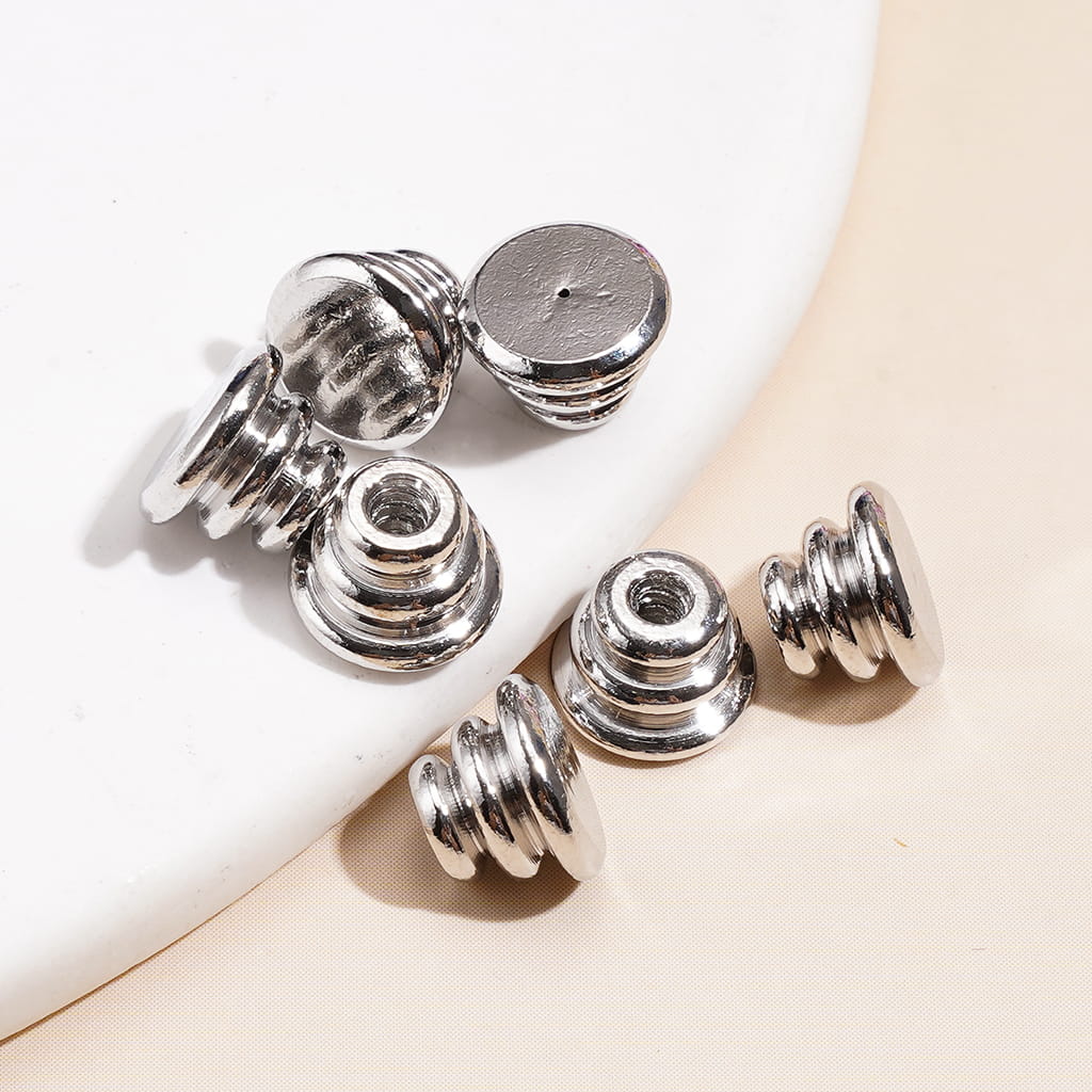 Silver Spiral Metal Pen Topper for DIY Beadable Pens, Ornament Accessories (No Dog Included)
