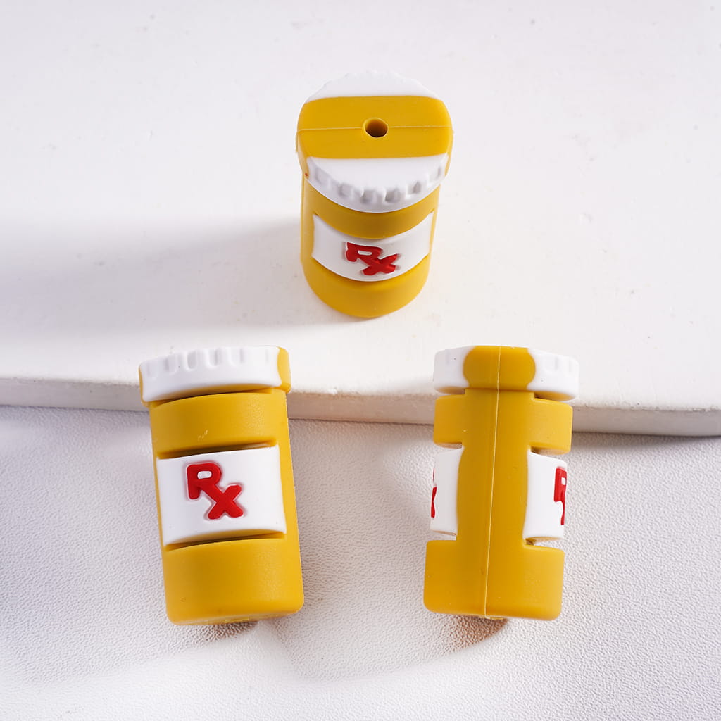 3D Medical Treatment Healthcare Theme Series Silicone Focal Beads