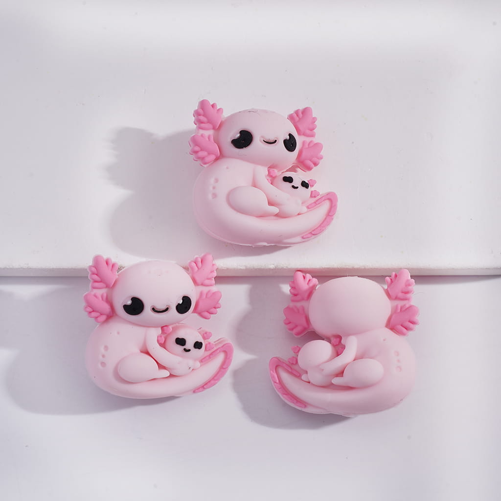 3D Mom & Baby Animal Series Mother’s Day Theme Silicone Focal Beads