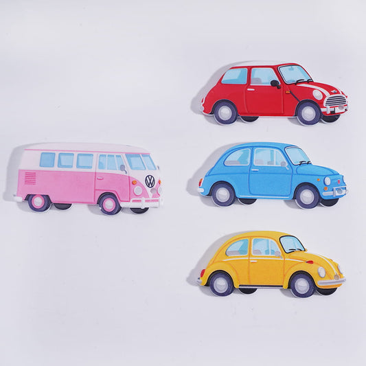 Classic Retro Car Variety Acrylic Pendants Beads Random Mix