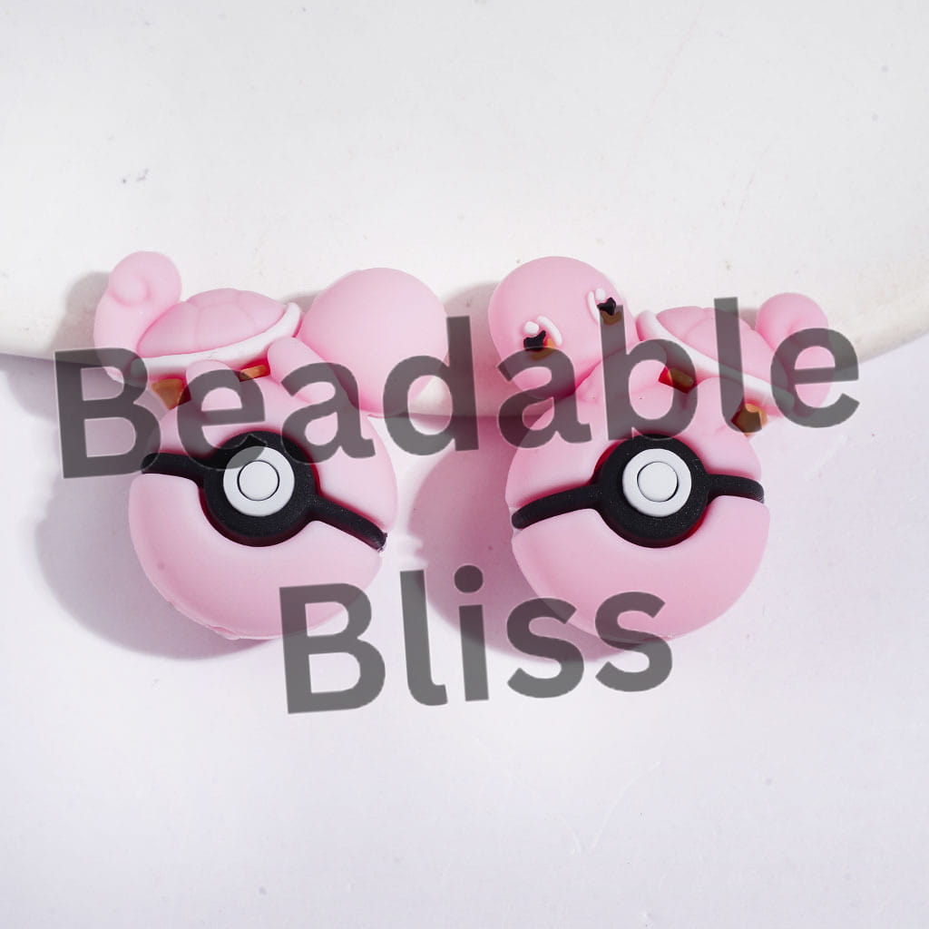 3D Adorable Turtle Character Resting on Magic Ball Silicone Focal Beads, 25*29MM, Multi-Color
