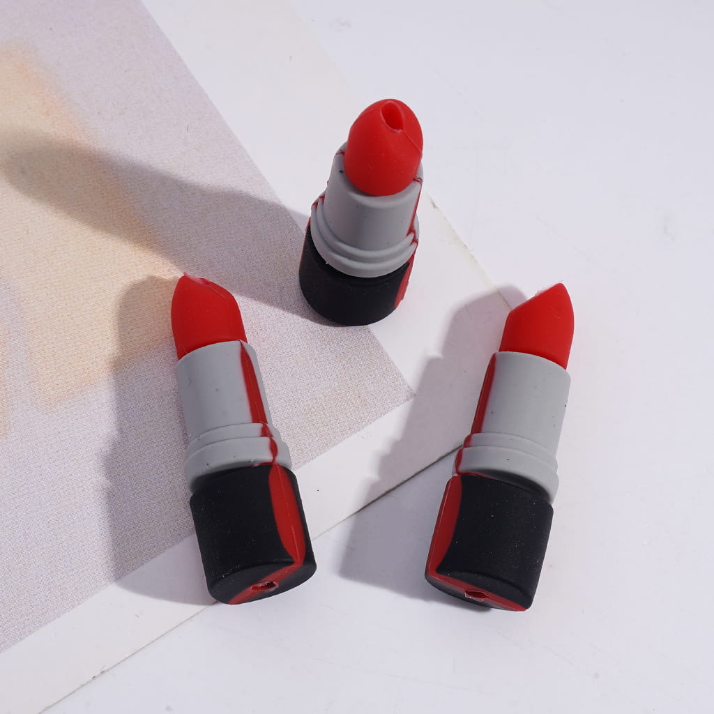 3D Cosmetics Series Silicone Focal Beads in Sweet Girl Style