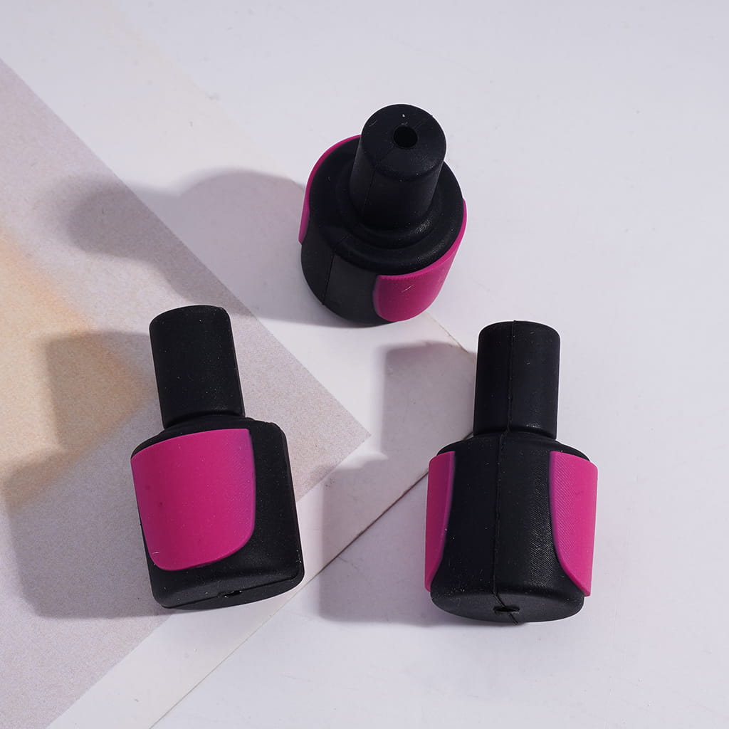 3D Cosmetics Series Silicone Focal Beads in Sweet Girl Style