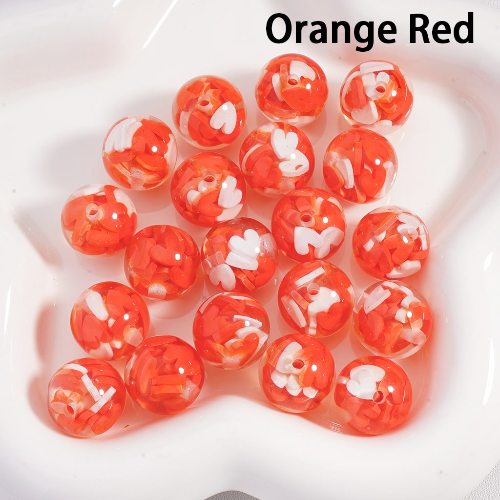Glitter Acrylic Beads Star Shap with Meteor Crater Design Double Color 20MM Single Color Available in 100pcs Whole Bag Only
