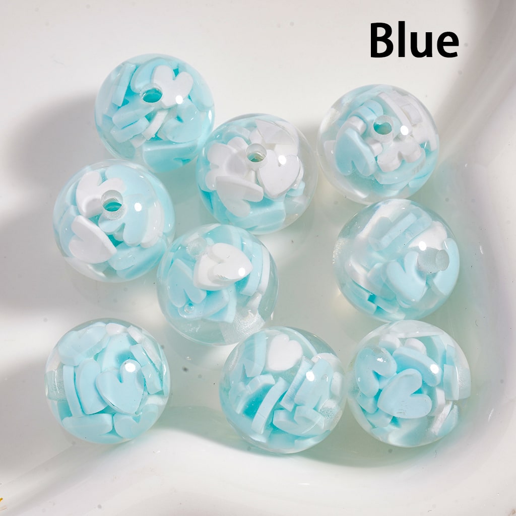 Glitter Acrylic Beads Star Shap with Meteor Crater Design Double Color 20MM Single Color Available in 100pcs Whole Bag Only