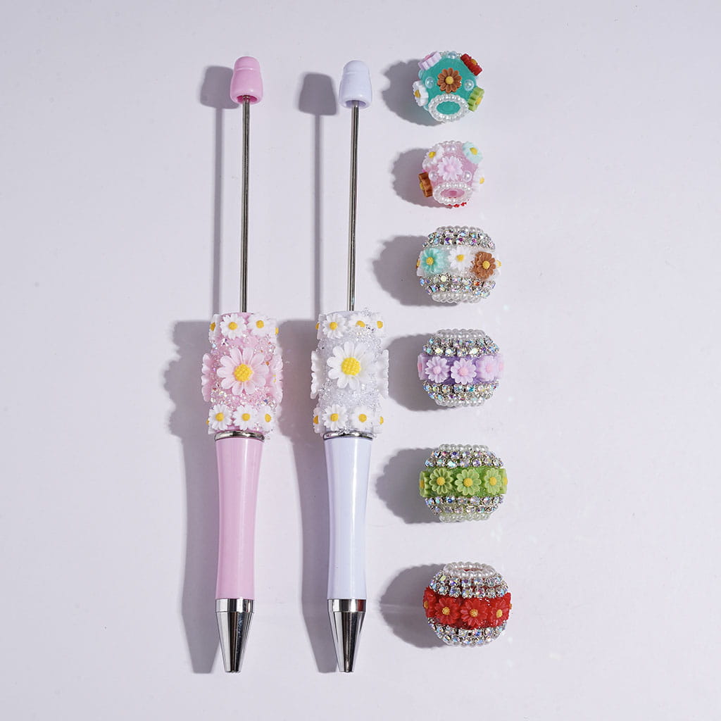 Mini Bright Bloom Flower Shapes for Bead Jewelry Accessories, 6*6MM, Multicolor