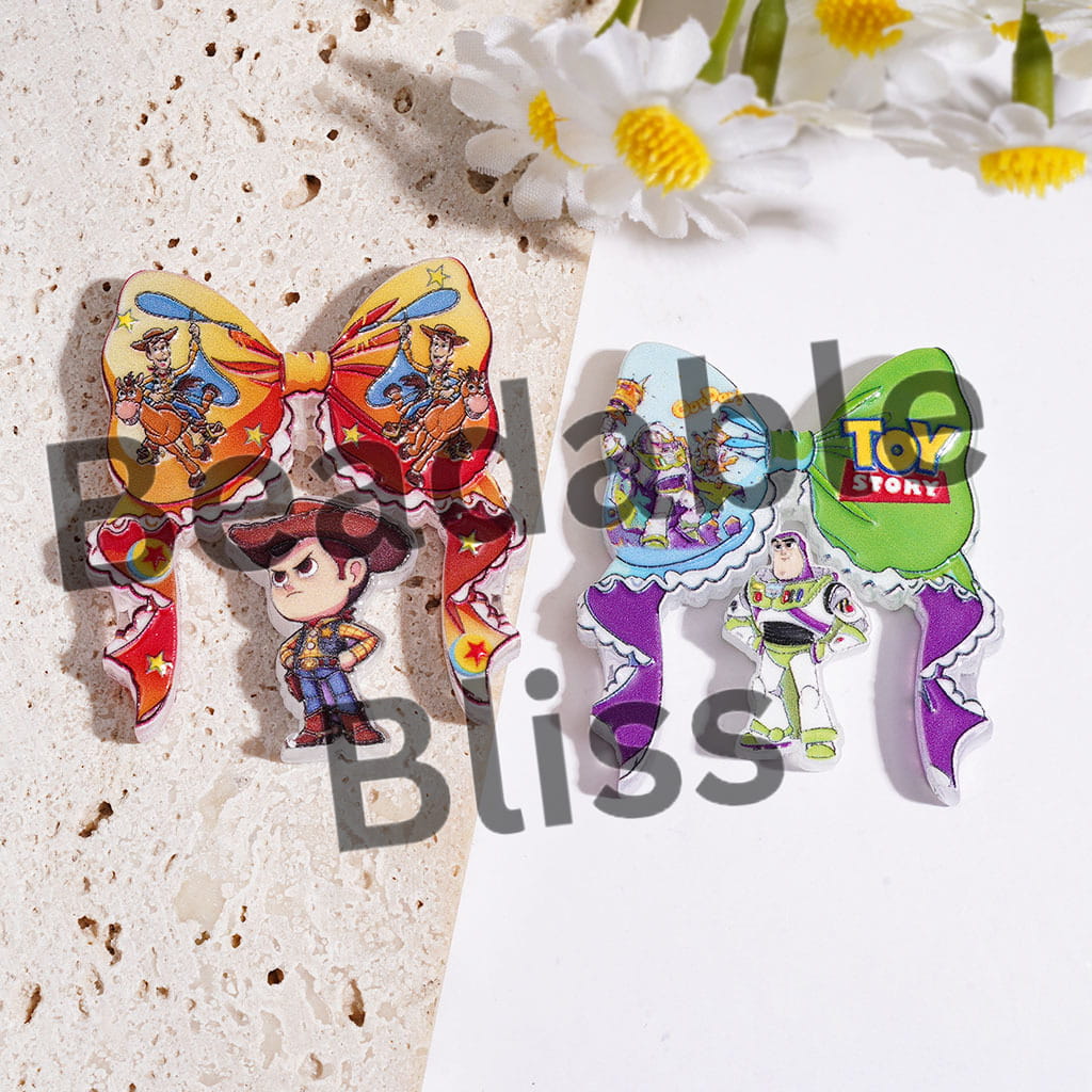 Acrylic Beads Toy Adventure Character Series, Random Mix (Please Read Description)