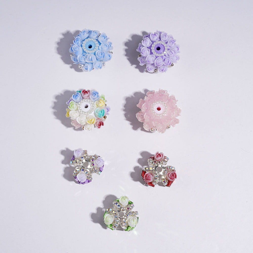 Mini Colorful Tulip-Shaped Beads For DIY Jewelry Accessories, 6*4MM Multi-Color