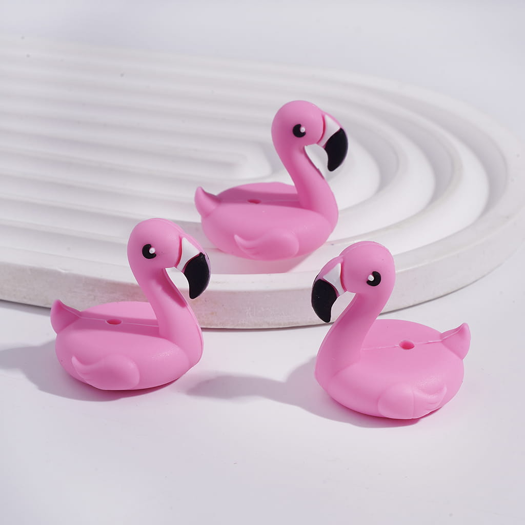 3D Cute Marine Creature and Animal Shaped Swim Ring Silicone Focal Beads