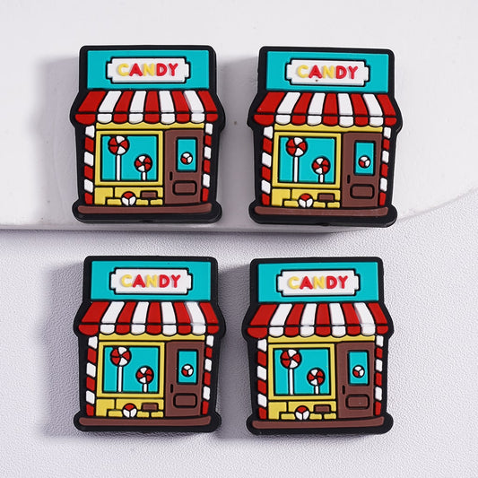 Mini Cute Candy Sweet Shop Store Silicone Focal Bead