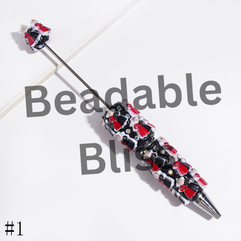 Villain Characters and AB Rhinestones Beadable Clay Pens