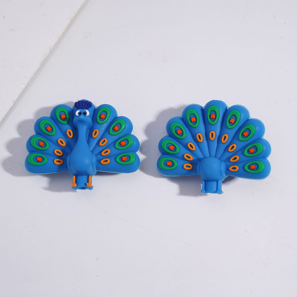 3D Vivid Animal Theme Cute Bird Character Series Various Types Silicone Focal Beads