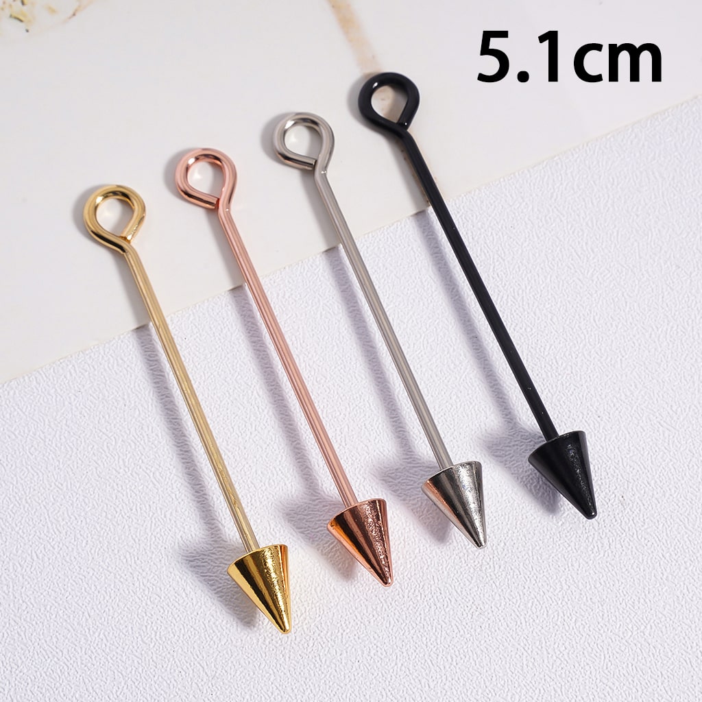 DIY Brass Arrow Eye Pin Bar Split Eye Pendant & Jewelry Accessory