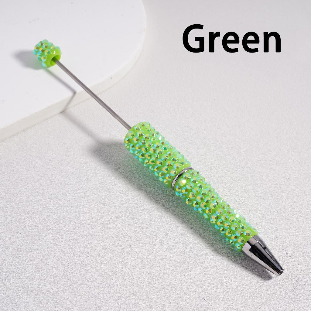 Rainbow Sparkle Glitter Glam Multi-Color Rhinestone Beadable Pen Random Mix