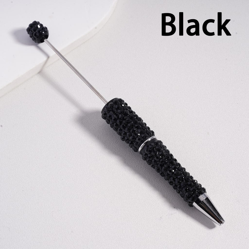 Rainbow Sparkle Glitter Glam Multi-Color Rhinestone Beadable Pen Random Mix