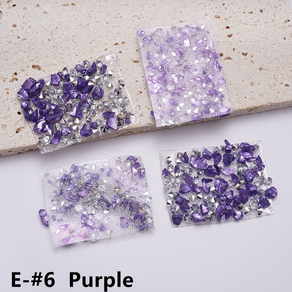 DIY Bling Bling Wraps Tapes with Clear Cone Shape Rhinestones & Small Gravel for Pen, Around 40*28MM, 78pcs in 1 Sheet, Please Read the Description