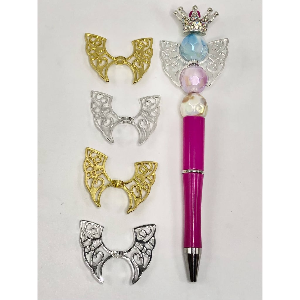 Angel Wings with Metal Spacers