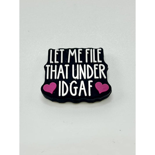 Under IDGAF Let Me File That Silicone Focal Beads