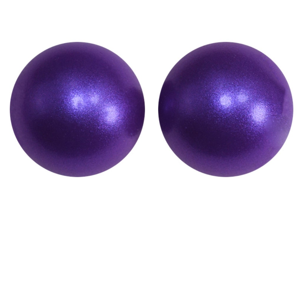 Solid Colored Metallic Finish Opal Silicone Beads 15mm