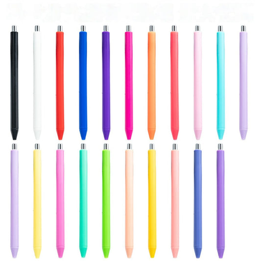 Solid Colored Fashion Plastic Pen for Student Study Exam Gift Advertisement Exhibition, 146MM