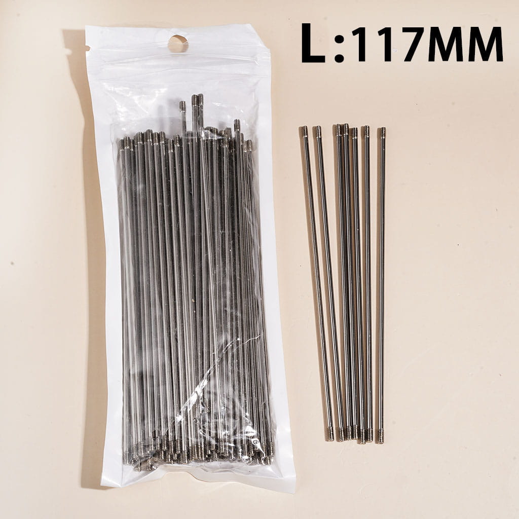 DIY Environmental Long Stainless Steel Extension Rod for Beadable Pens, 117MM