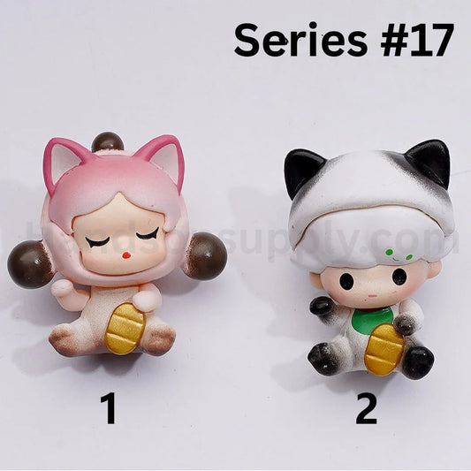Cute Fortune Ca Series Blind Box Pop Mar Figures Jewelry Accessories (No Hole)