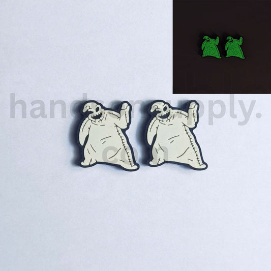 Oogie Boogie from Nightmare Before Christmas Luminous Silicone Focal Beads