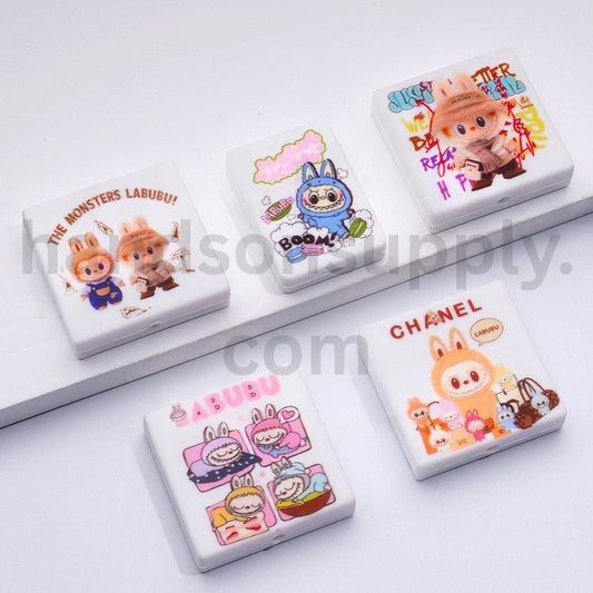 Labub Monster Pop Mar Series Silicone Focal Beads Random Mix