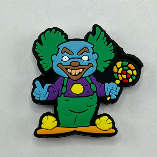Clown Scary Halloween Lollipop Green Goblin Silicone Focal Beads