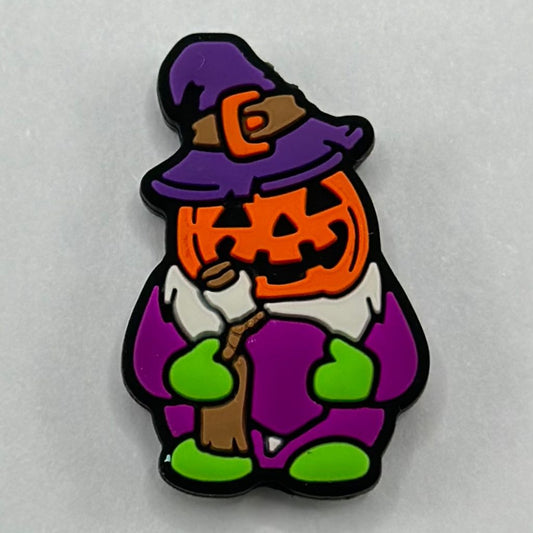 Gnome Elixir Magic Drink Pumpkin Head Witch Silicone Focal Beads