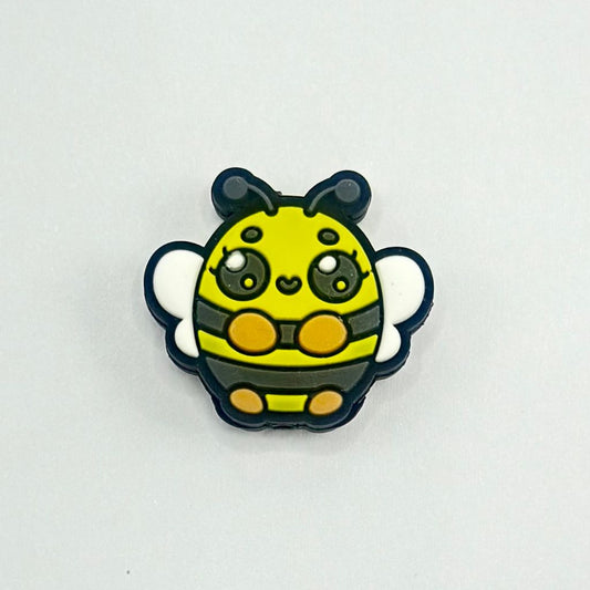Cute Little Bumble Bee Shaped, Bumble Bee Beads Silicone Focal Beads