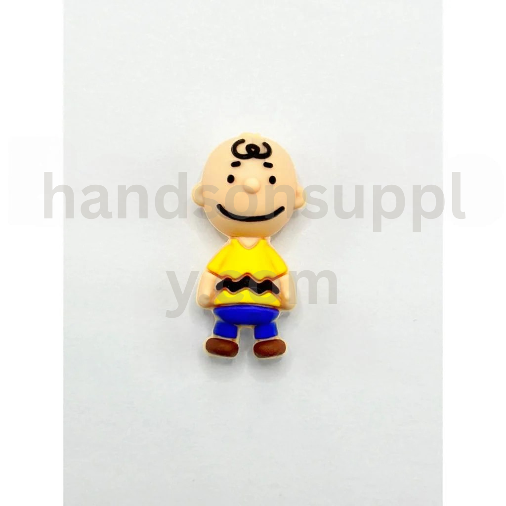 3D Cartoon Little Boy Character Inspired Beagle Dog Character Silicone Focal Beads