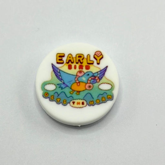 Gets the Worm Early Bird Silicone Focal Beads