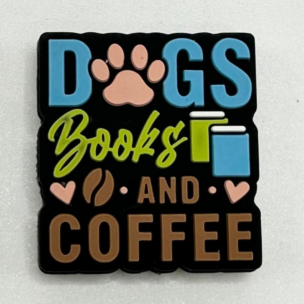 Pet Lovers, Dog Books And Coffee, Coffee Shops, Silicone Focal Beads